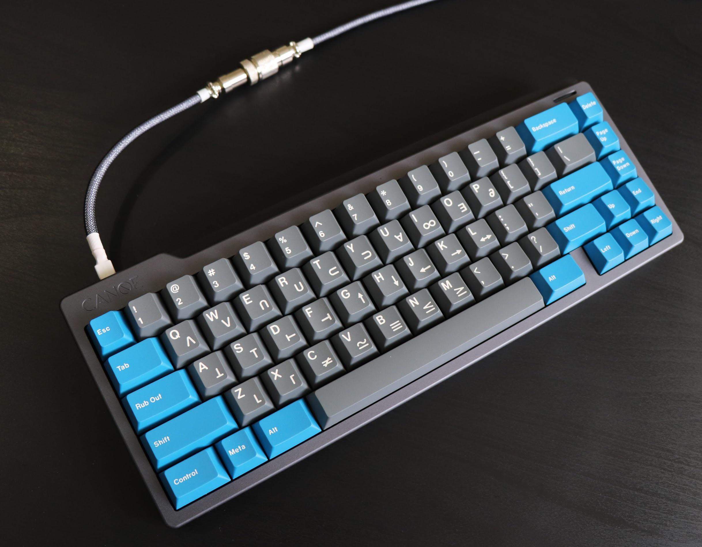 Blue and grey GMK keycaps Blue and grey GMK keycaps