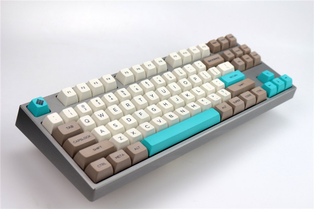 ABS and PBT keycaps