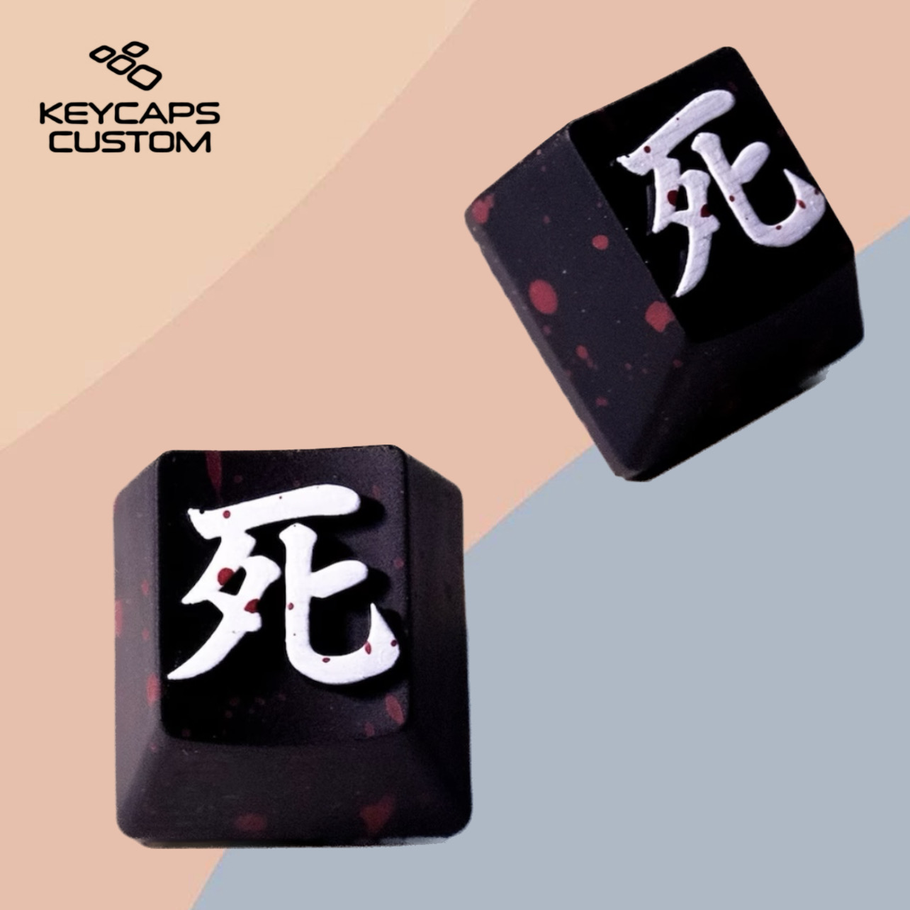 Death Kanji Artisan Keycap for Cherry MX Keycap Mechanical Gaming Keyboards