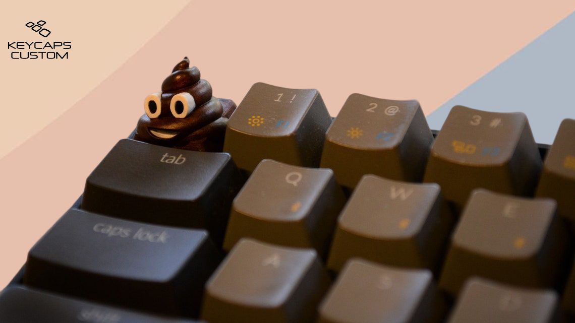 Poop Emoji - Artisan Custom Cherry MX Keycap 0_Project Poop Emoji - Artisan Custom Cherry MX Keycap