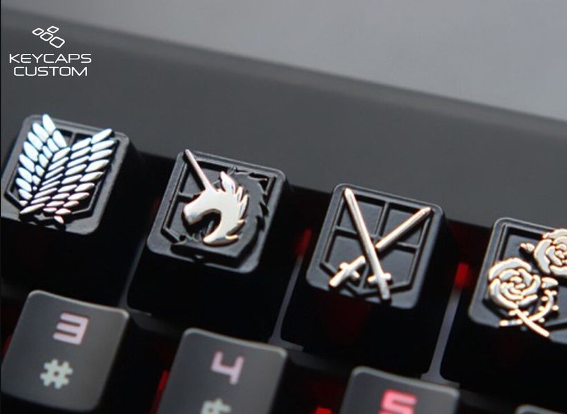 attack on titan keycaps