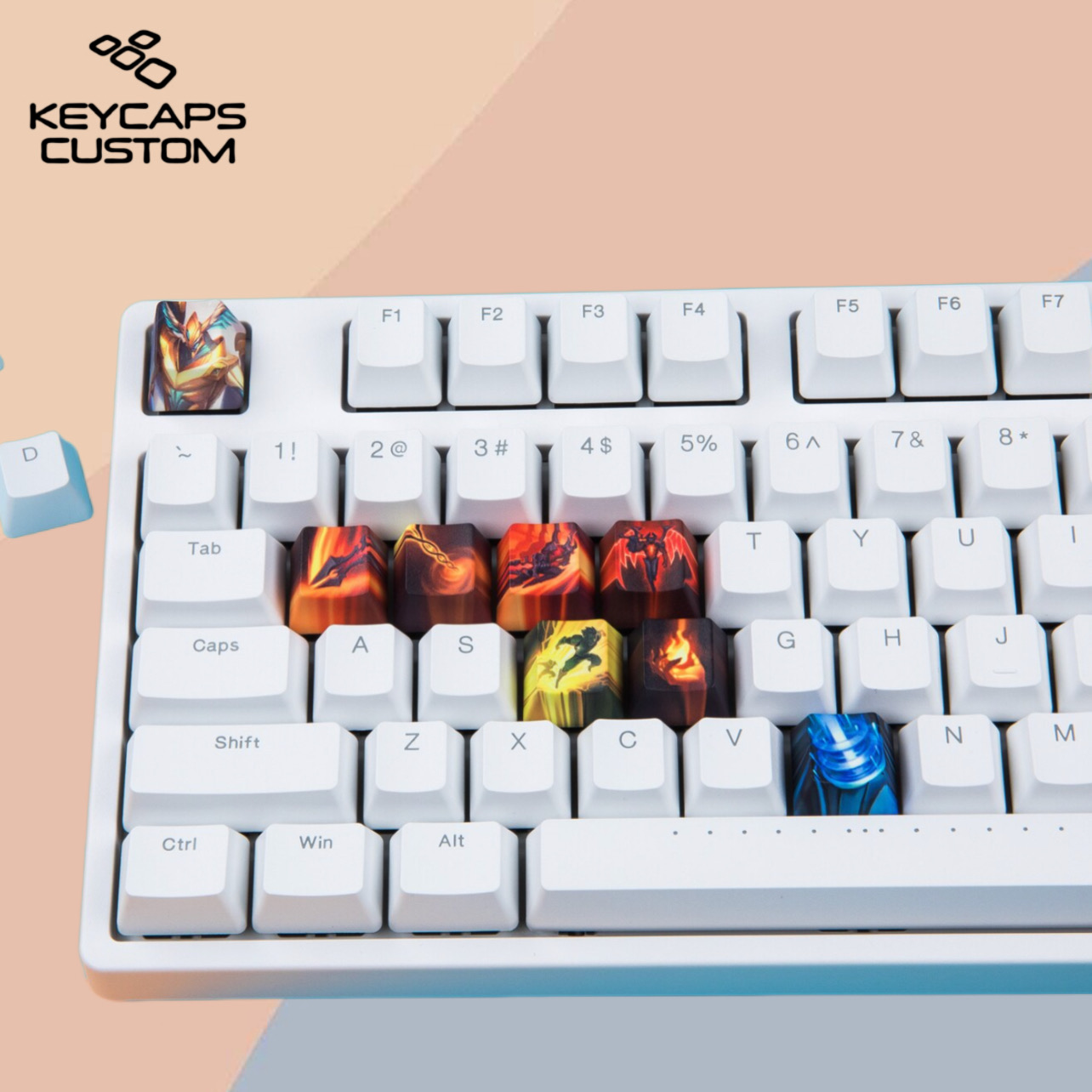 Aatrox - League of Legends Keycaps Cherry + OEM + XDA Profile