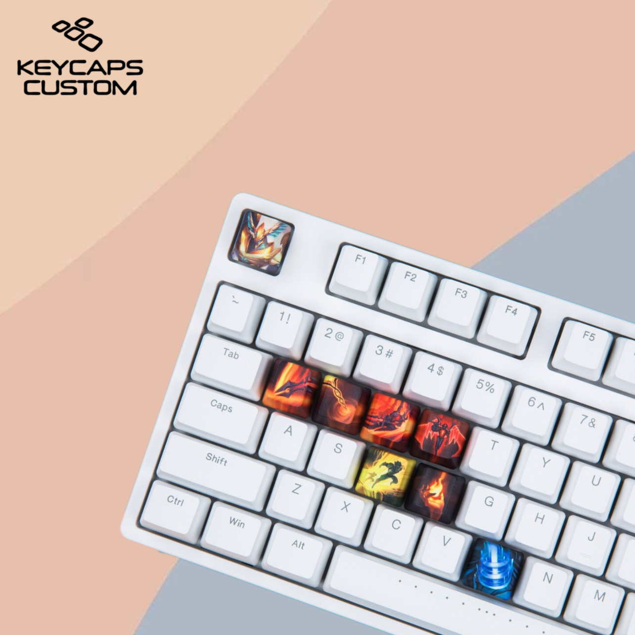 Aatrox - League of Legends Keycaps Cherry + OEM + XDA Profile