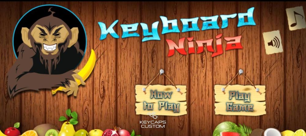 Keyboard Ninja free online typing game