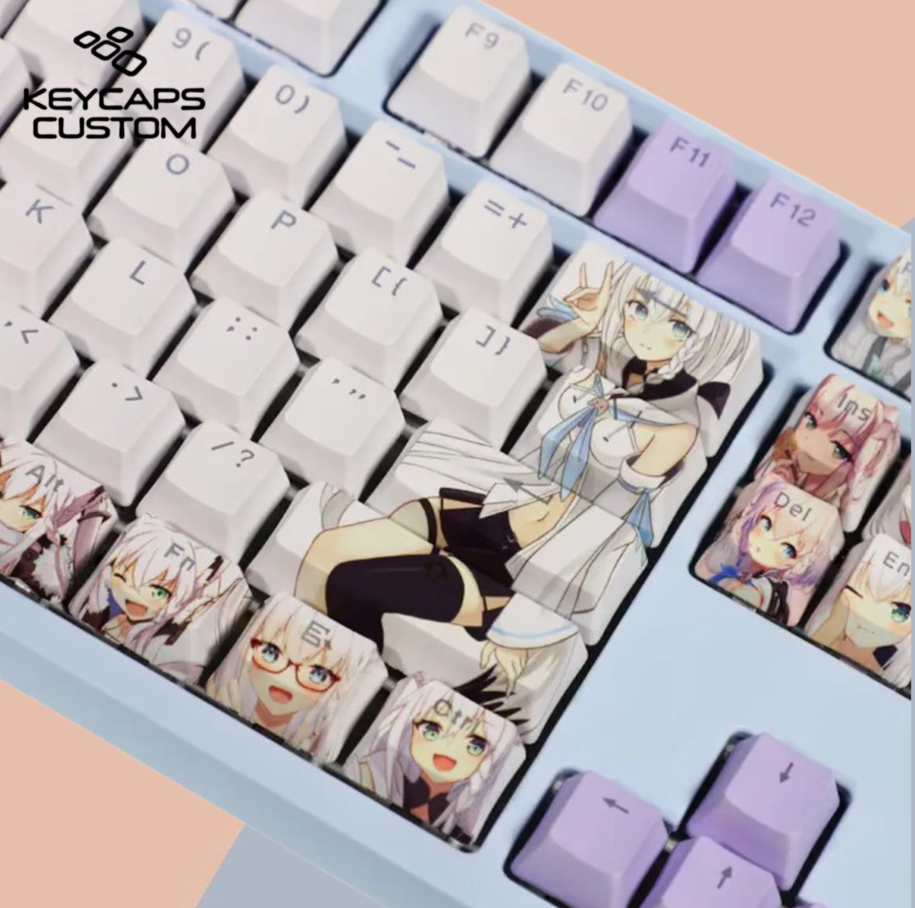 Anime Theme V5 108 Custom Keycap Set Backlit For Mechanical Keyboard