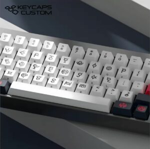 Unown Keycaps Side Printed