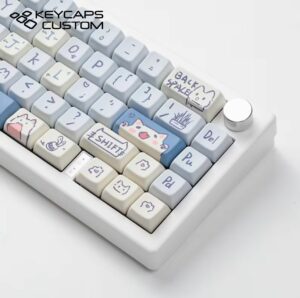 blue cats theme keycap