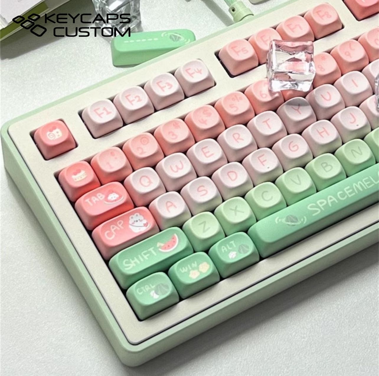 cheese-watermelon-theme-keycap cheese watermelon theme keycap
