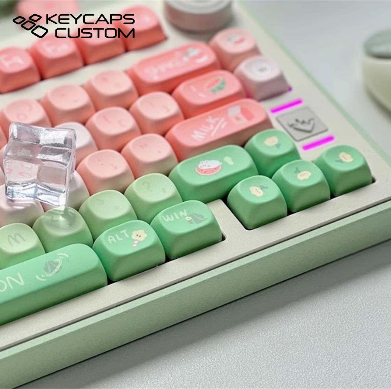 cheese-watermelon-theme-keycaps cheese watermelon theme keycap