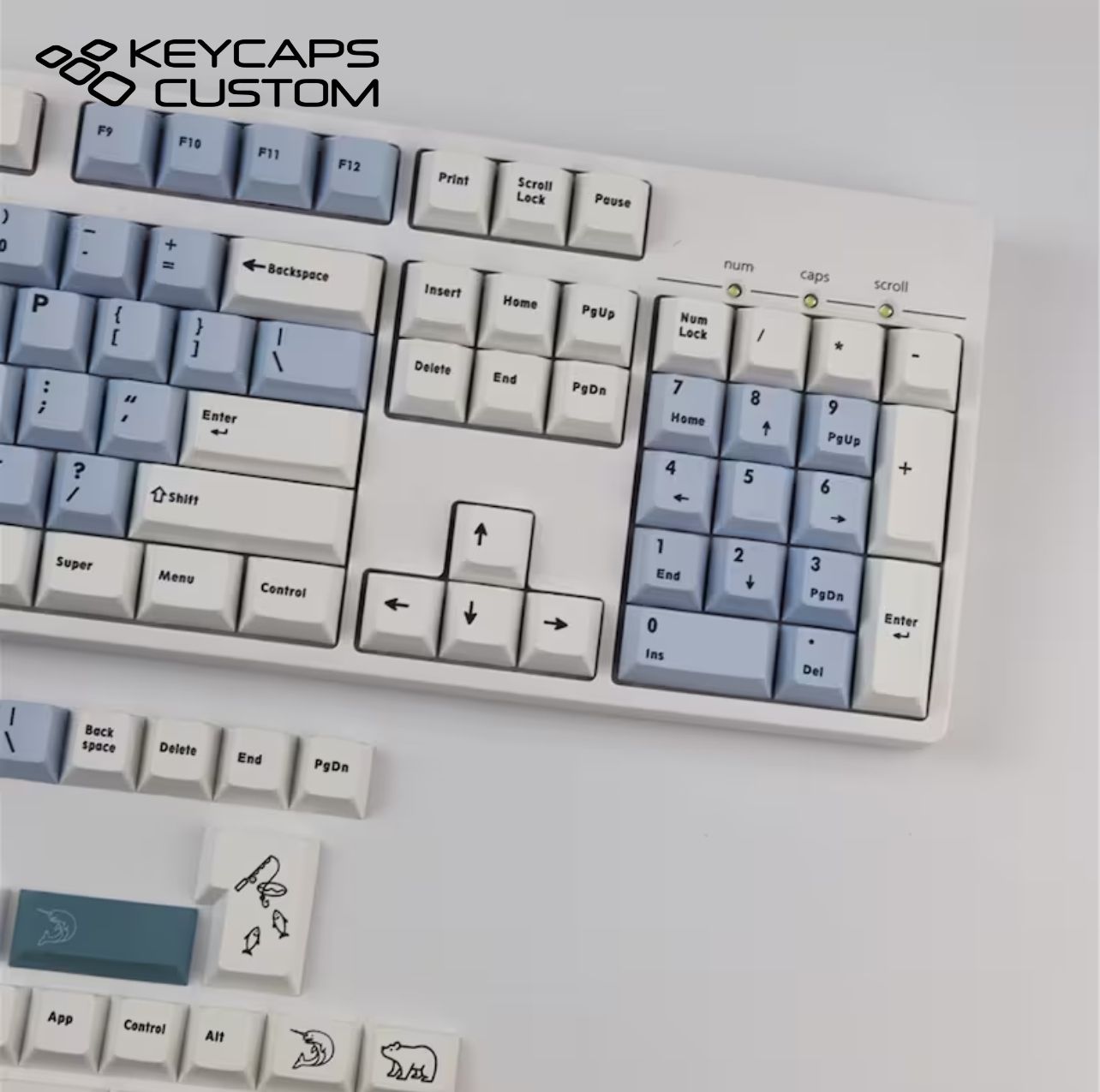 iceberg-theme-keycaps iceberg theme keycap set