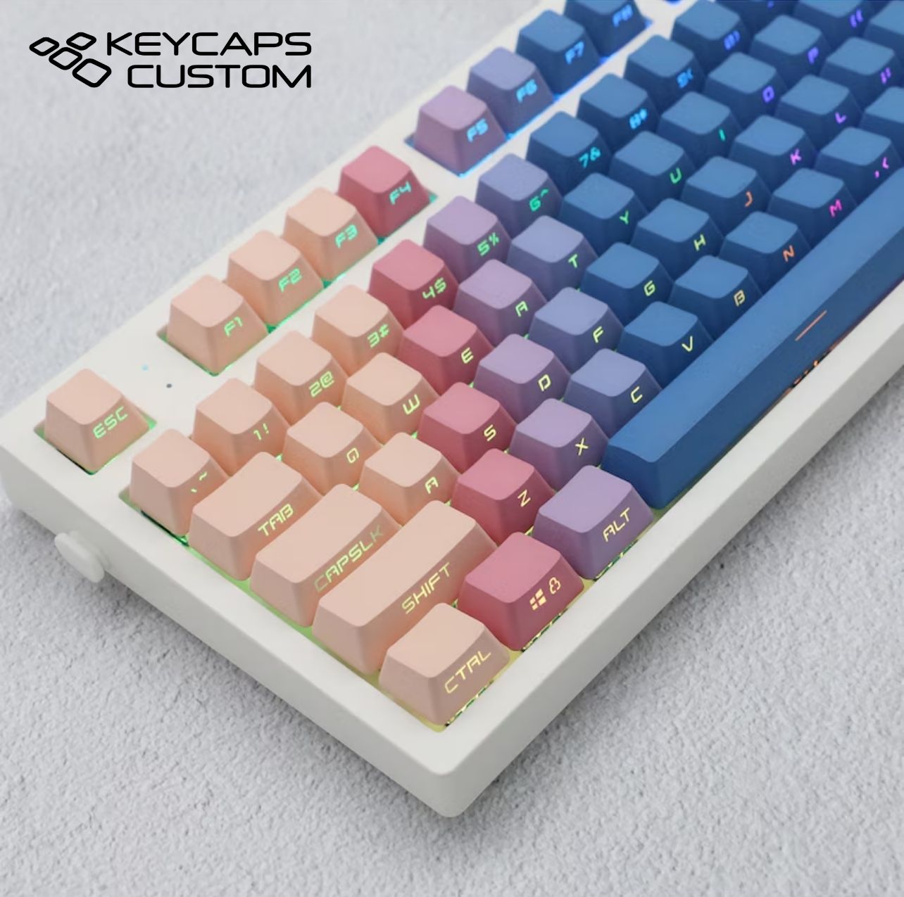 sunset-translucent-keycap-set sunset translucent keycap