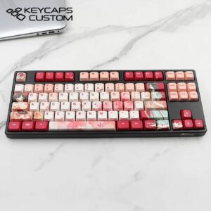vintage sakura theme keycap