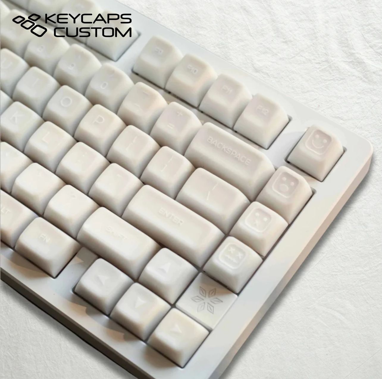 142 Keys Marble Translucent Keycaps, Milk White PBT Keycaps, Keycaps MX ...
